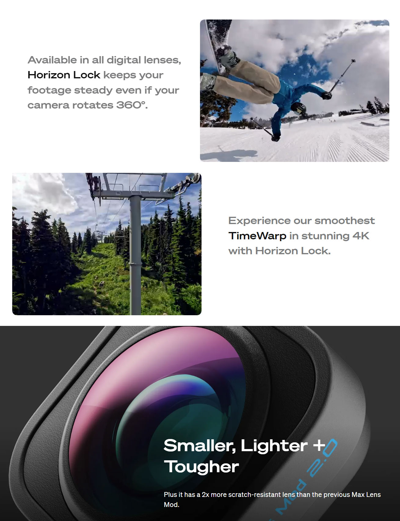 GoPro go pro Max Lens Mod 2.0, Transform HERO12 into the ultimate POV ...