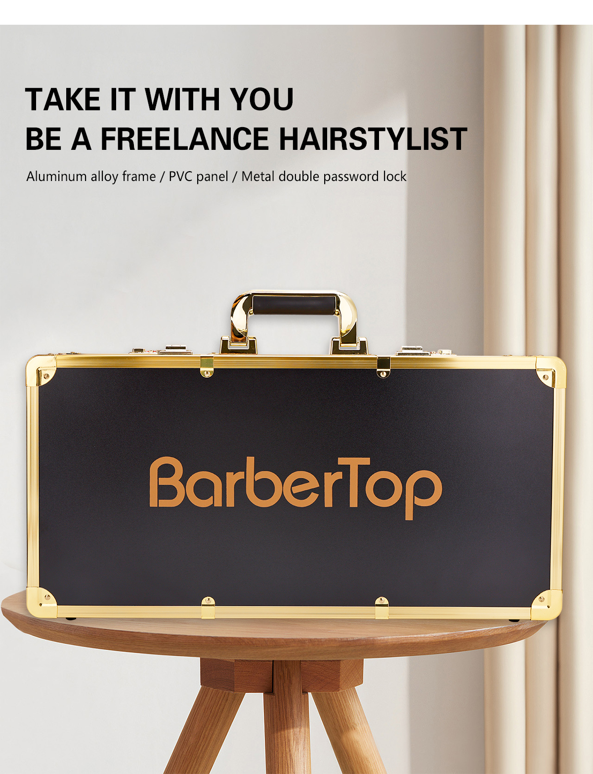 Spot Salon Hairdressing Professional Gold Aluminum