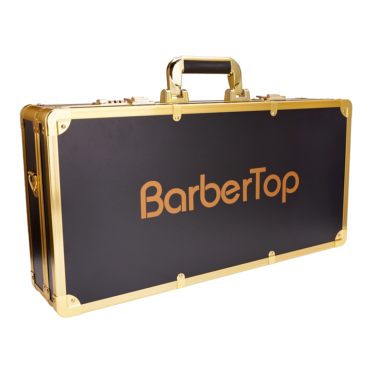 Spot# Salon Hairdressing Professional Gold Aluminum Barbering Tool Box ...
