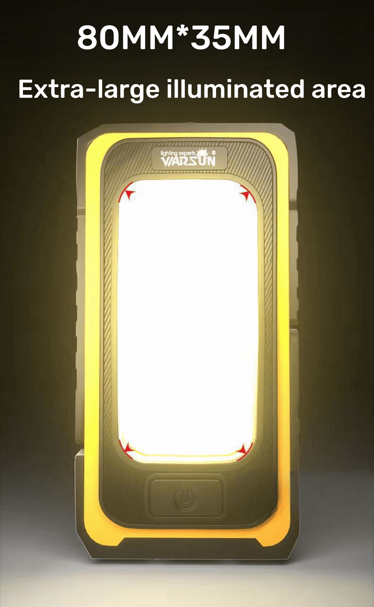 WARSUN Y40 Led Work Light 1500 Lumens Rechargeable Flashlight for ...