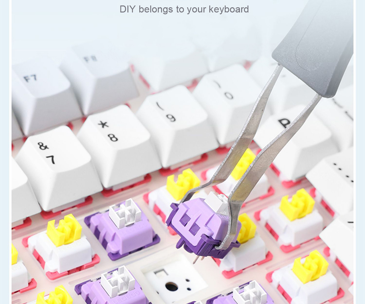 AULA F99 Customized Mechanical Keyboard 99 keys The Three Mode ...