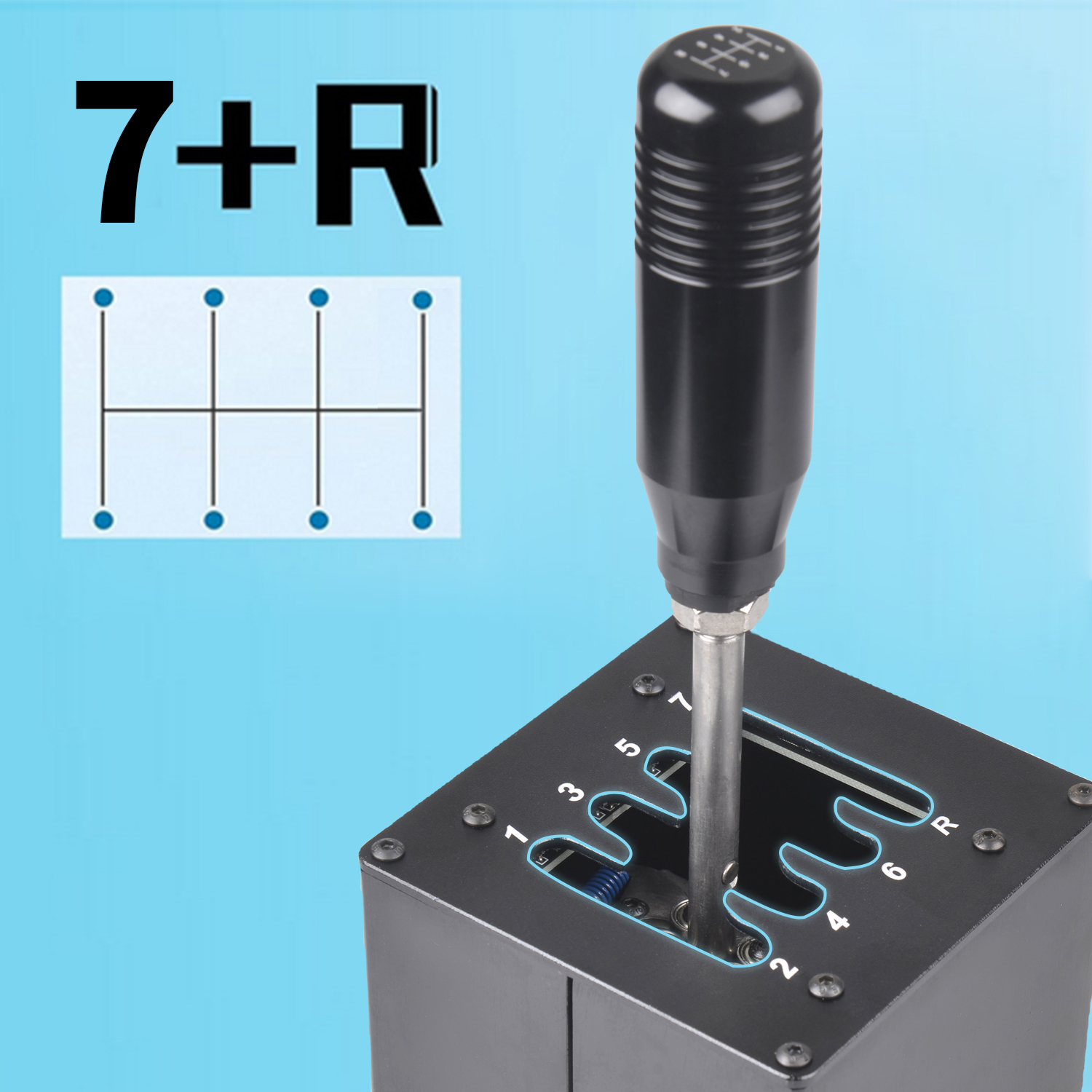 PC USB H Gears Straight Shifter Suit For Logitech G27 G29 G25 G920 For ...