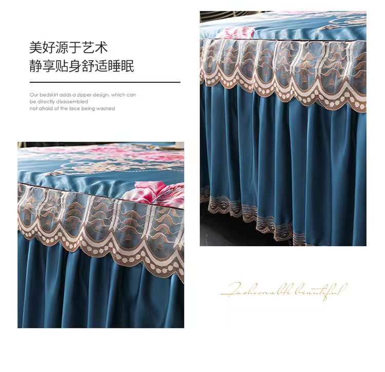Summer Ice Silk 3 In1 Set Cadar Bedsheet Ropol Single/Queen /King Size ...
