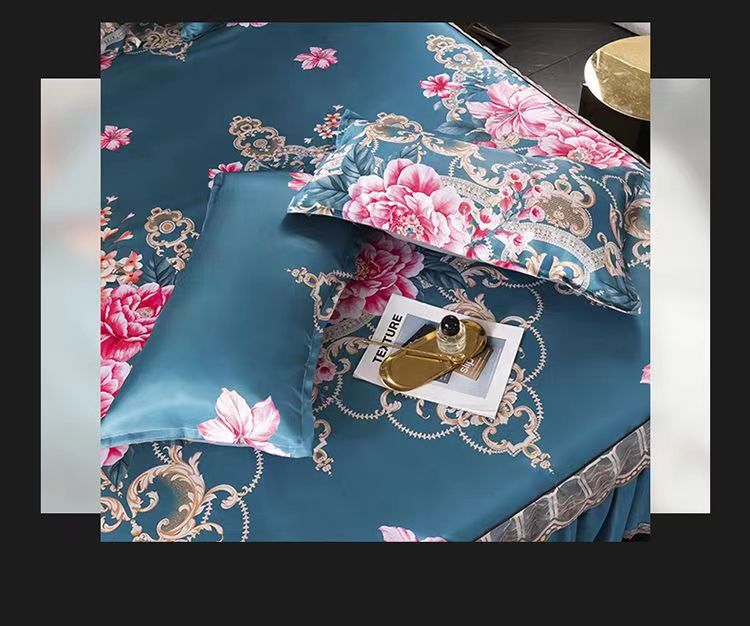 Summer Ice Silk 3 In1 Set Cadar Bedsheet Ropol Single/Queen /King Size ...