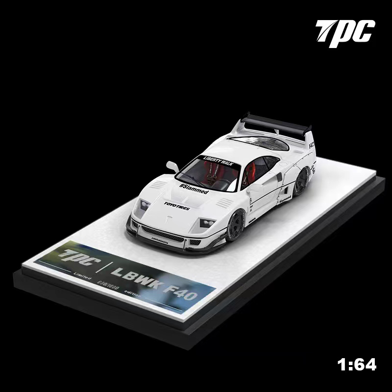 TPC 1:64 Model Car Ferrari F40 LBWK Alloy Die-Cast Sport Vehicle ...