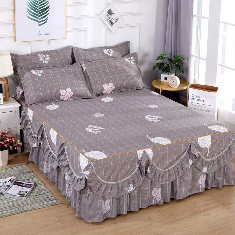 {New design} high quality ropol queen size bed skirt set (3 in 1 ...