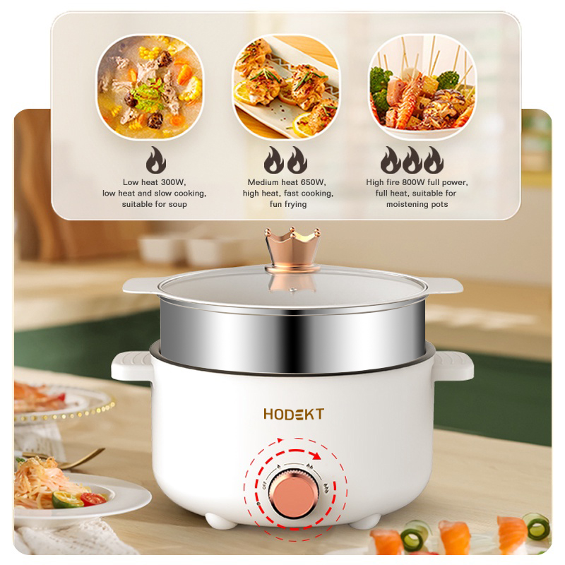 HODEKT Electric Cooker 3/4L Periuk Nasi Elektrik Pot Electric Cooker