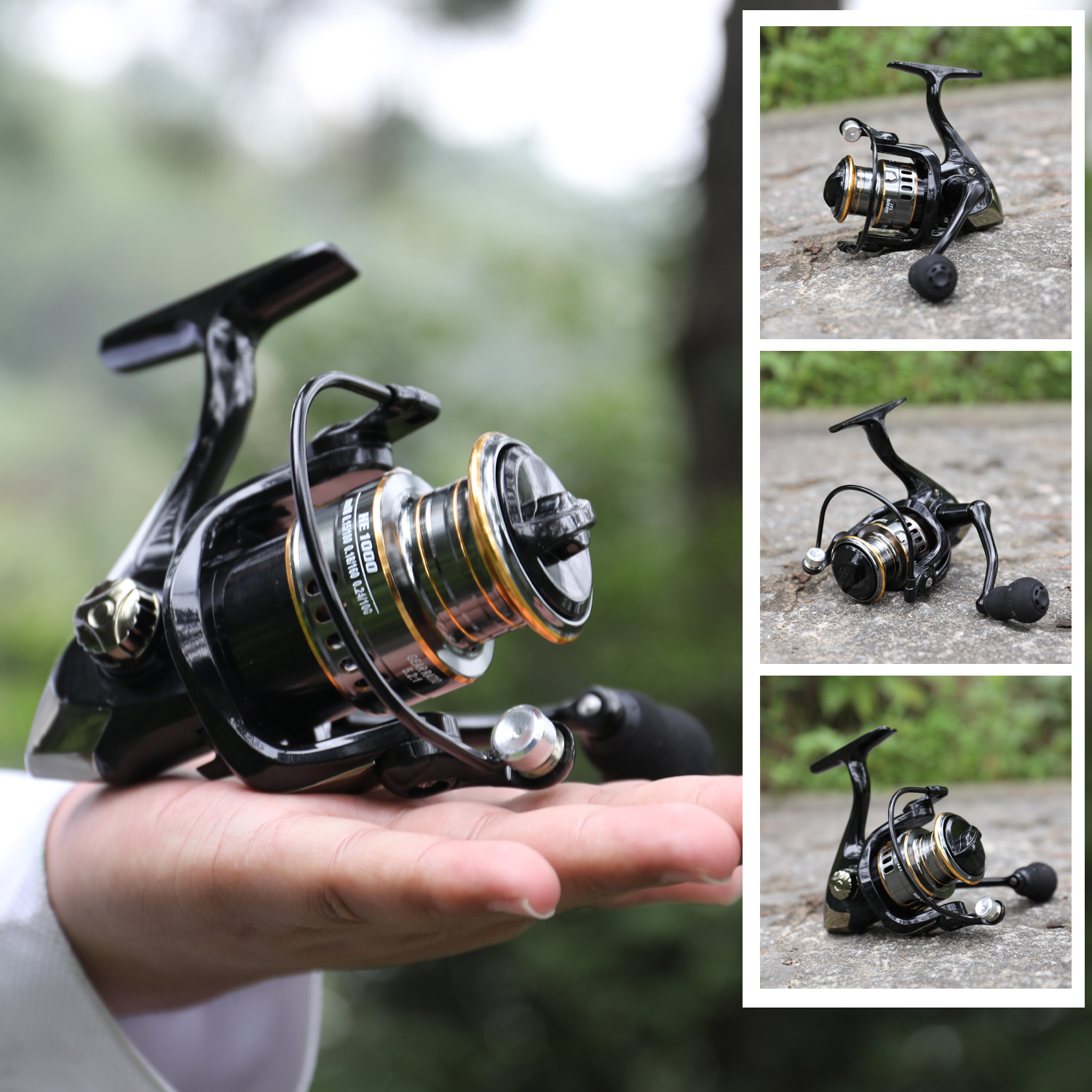 HAIYI FISHING Spinning FishingReel Pancing Bahan Paduan Max Drag 10Kg ...