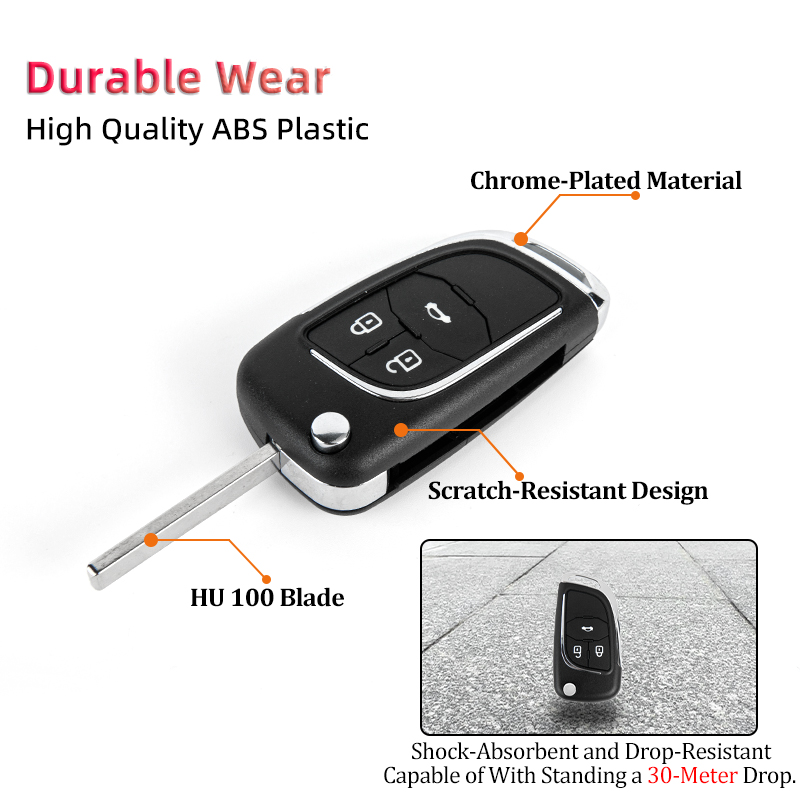 Car Alarm Remote Shell With Flip Key | Shopee Malaysia