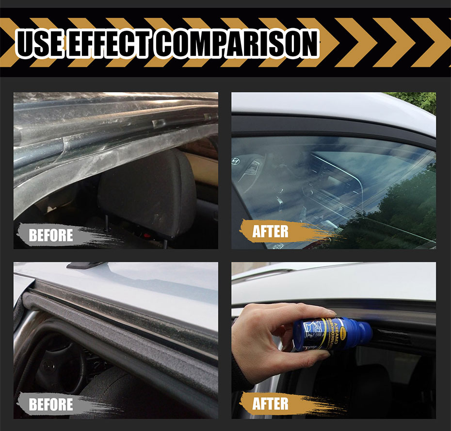 SEAMETAL 100ml Car Rubber Curing Agent Car Dirt Remover Rubber ...