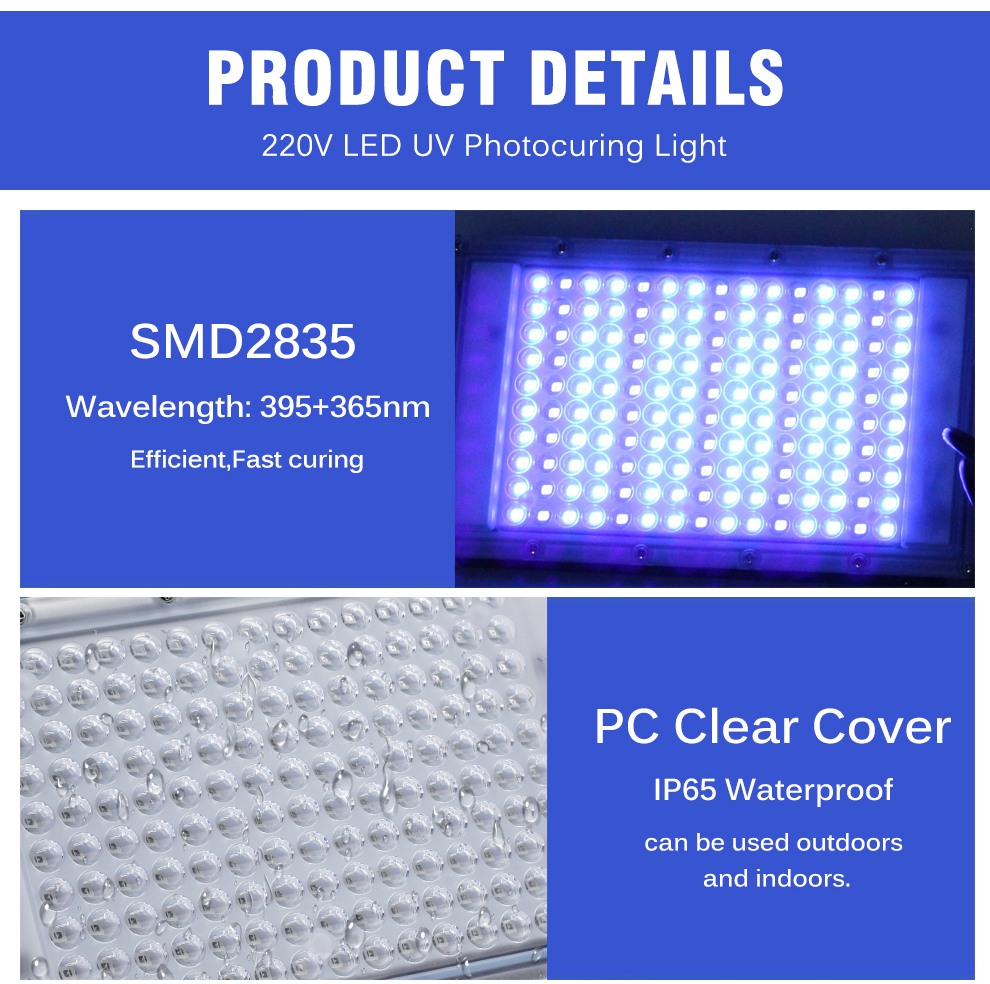 UV-LED-licht, LED UV Hars Uithardingslamp 405nm 365nm 395nm Draagbare UV Colloïde Uithardingslamp Hars Epoxy 3D Printen Soldeer Groene Olie UV Coating Verf voor UV-gelnagels en ultraviolette uithardin