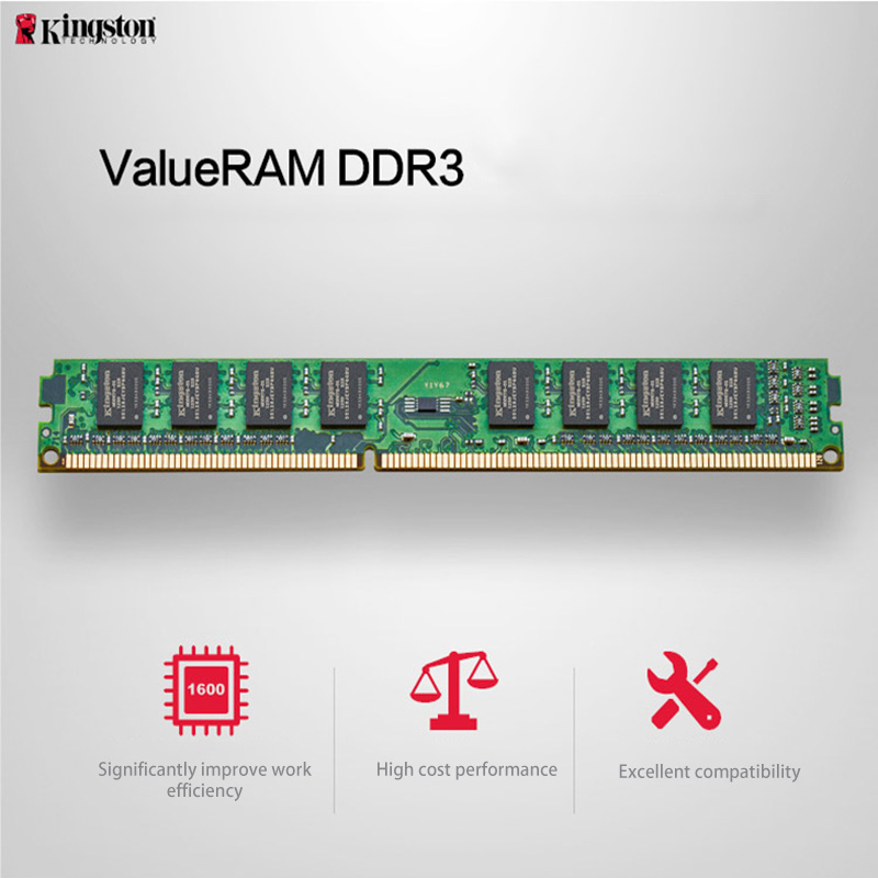 Kingston RAM DDR3 DDR2 667 800MHz 1333MHz 1600 MHz PC3-10700 4G 4GB 2GB ...
