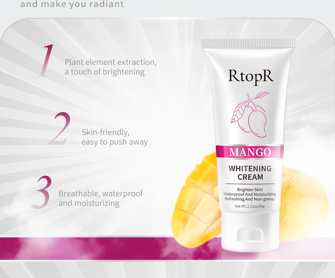 RtopR Natural Brightening Cream Tone Up Cream Whitening Concealer ...