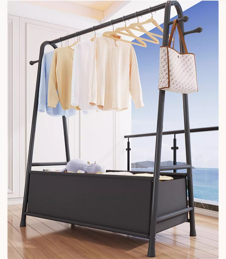 Triangle Cloth Rack Multi-function Simple Clothes Hanger Storage Racks ...