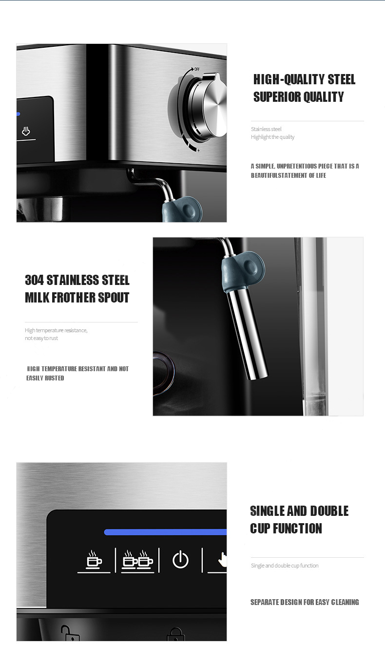 Coffee espresso machine coffee maker on sale espresso coffee machine 20