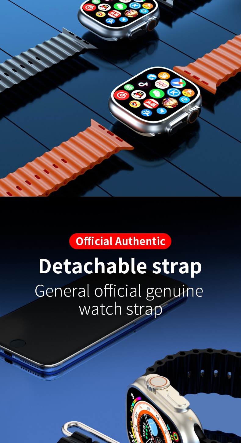 【Play Tiktok】S9 Ultra 4G Card Edition Call Smart Watch Google App NFC