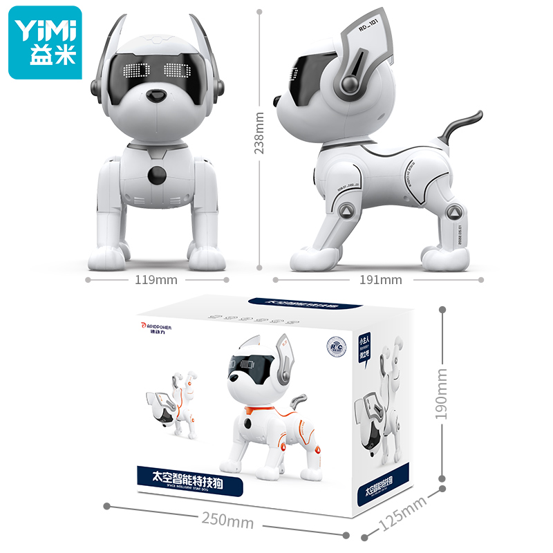 YIMI Robot Toys Electronic Pets Robot Dog Smart Stunt Dog Toy