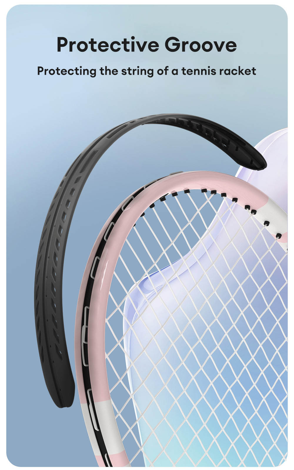 Tennis Trainer Single Player With Line Rebound Self Training Tool ...
