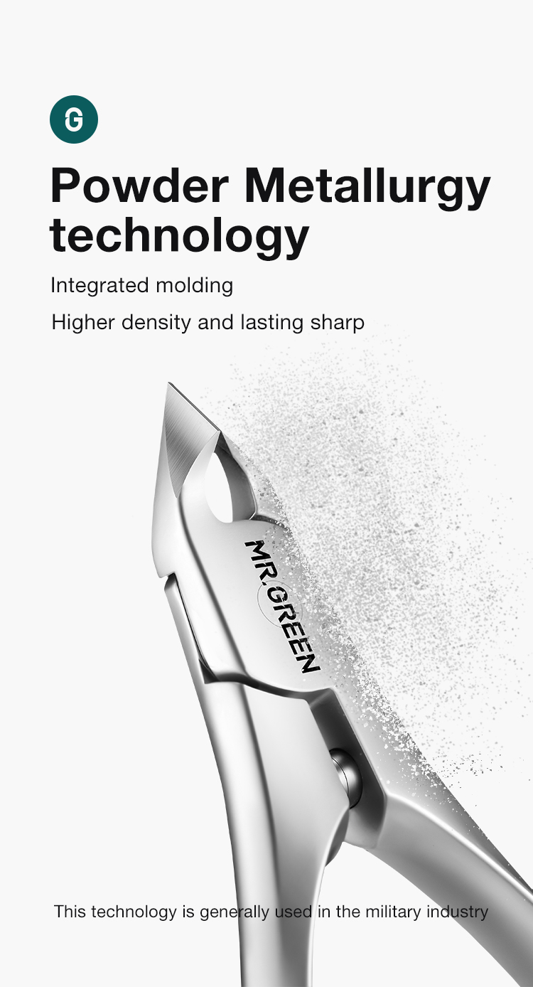 MR.GREEN Cuticle Nippers Innovate Cuticle Scissors Built-In Spring ...