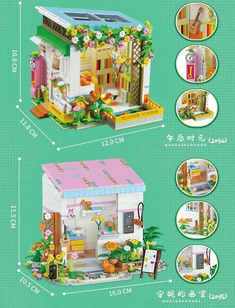 [Ready Stock] building block for adult sembo block building 街景积木 ...