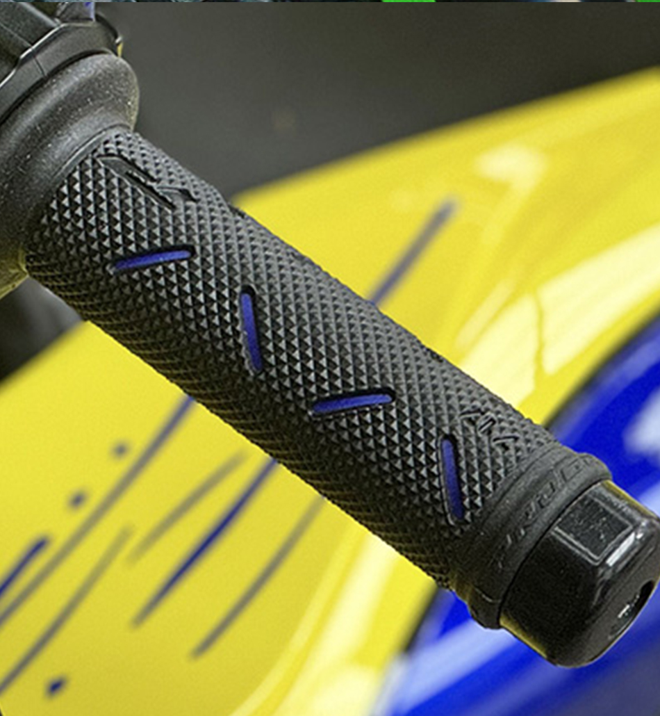 7/8" Motorcycle Gel Hand Grips For Honda CRF150 230 250 450 1000 - CNC Aluminum