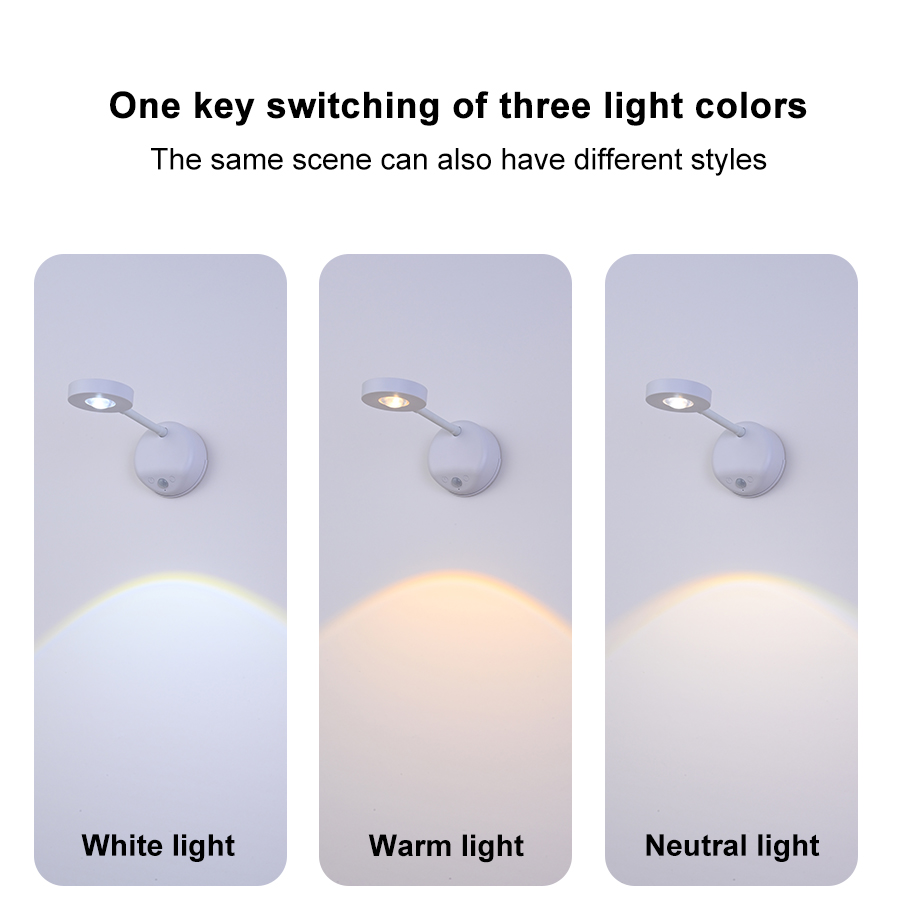 LED Motion Sensor Night Light with Remote Control Wireless TYPE-C USB ...