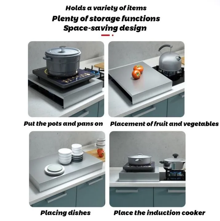 Stainless Steel Kitchen Stove Top Cover Gas Stove Protective Cover ...