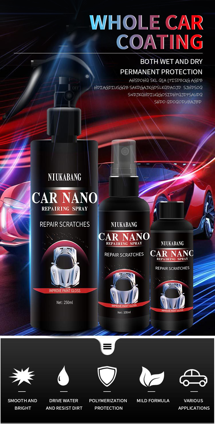 500ml Car Nano coating agent Car Coating Spray Paint Nano Nanotech Wax