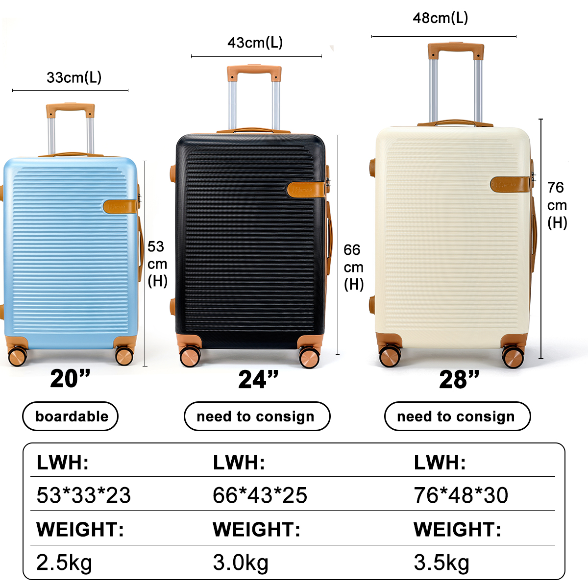 TZJM Extra Large Size Top Quality 20 24 28inch Luggage Bag Travel Beg 