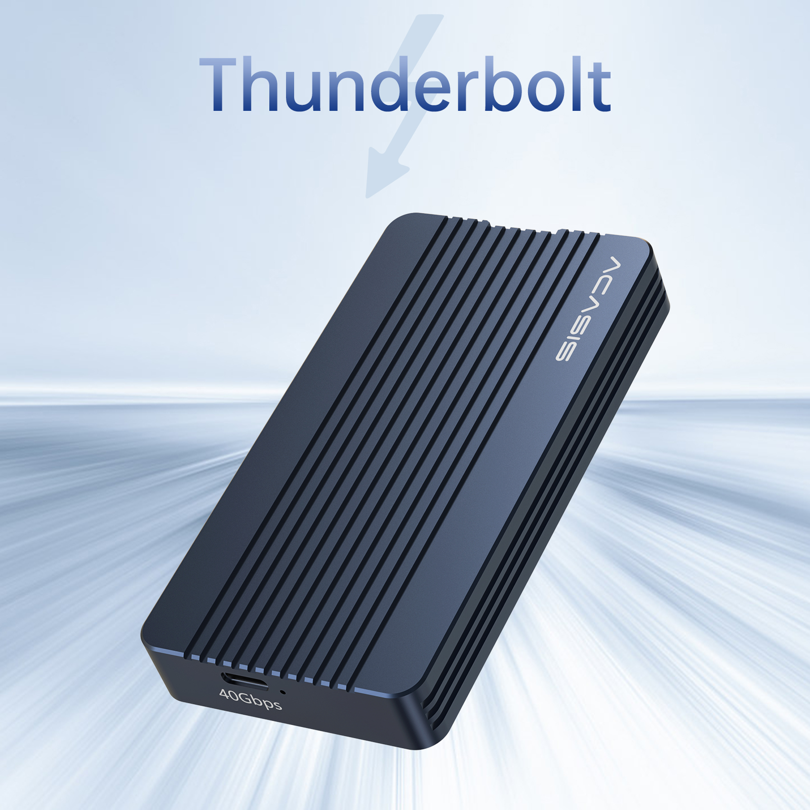 ACASIS Thunderbolt4 40Gbps M.2 NVME SSD Enclosure 8TB Aluminum Free ...