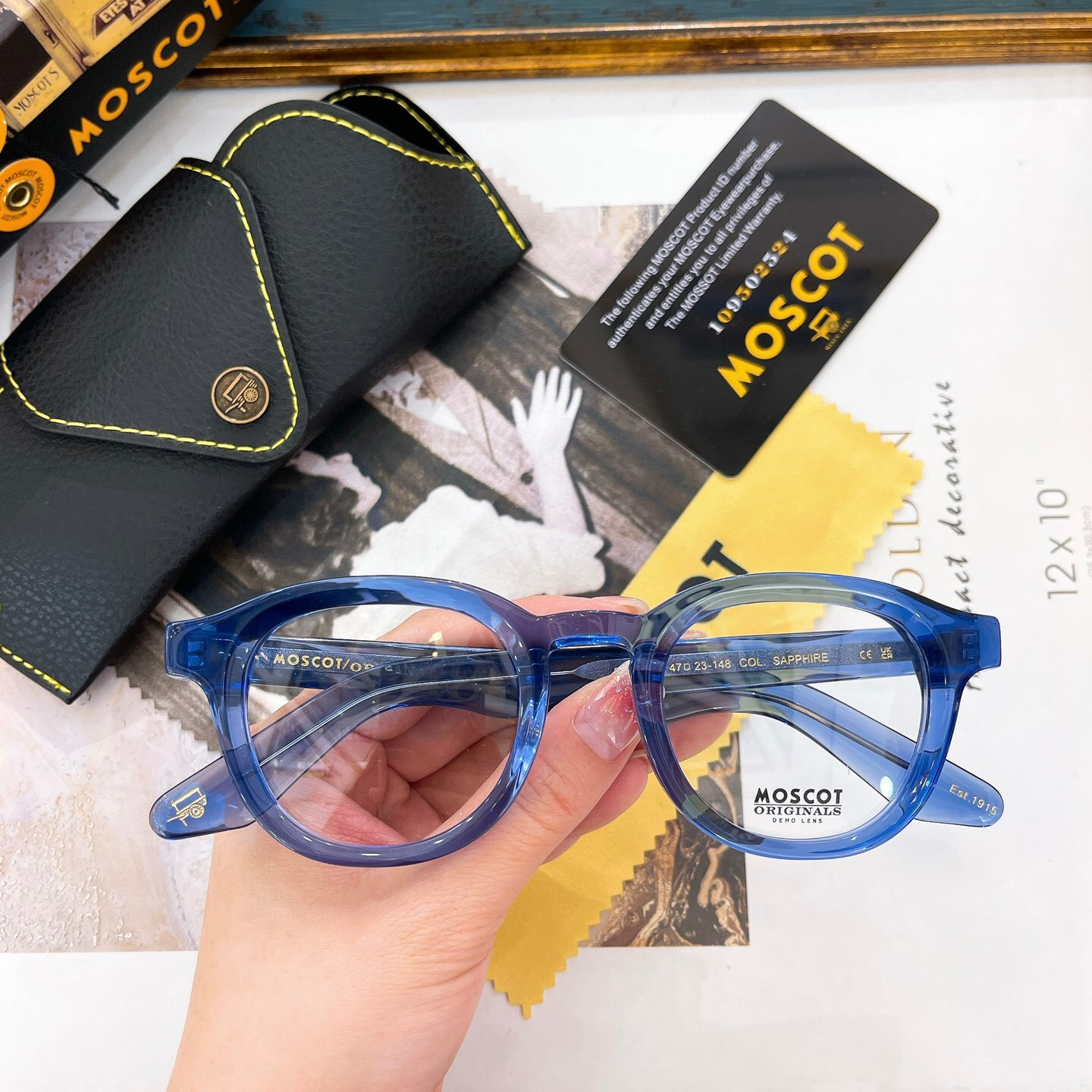 [High Quality] MOSCOT Glasses DAHVEN Retro Round Fashion Glasses Frame ...