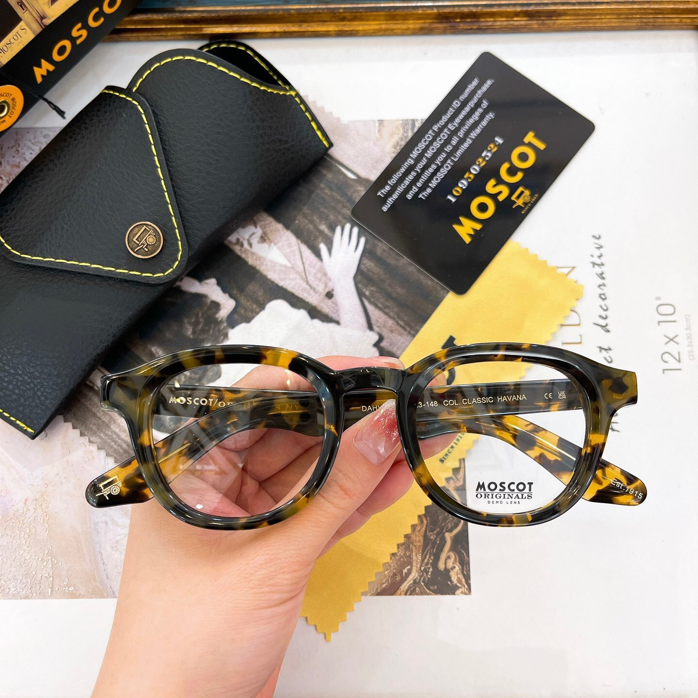 [High Quality] MOSCOT Glasses DAHVEN Retro Round Fashion Glasses Frame ...