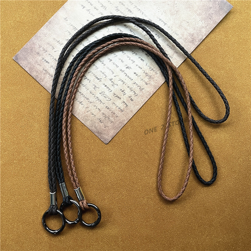 High Quality Leather Rope PU Braided Straps For Keys Lanyard Mobile ...