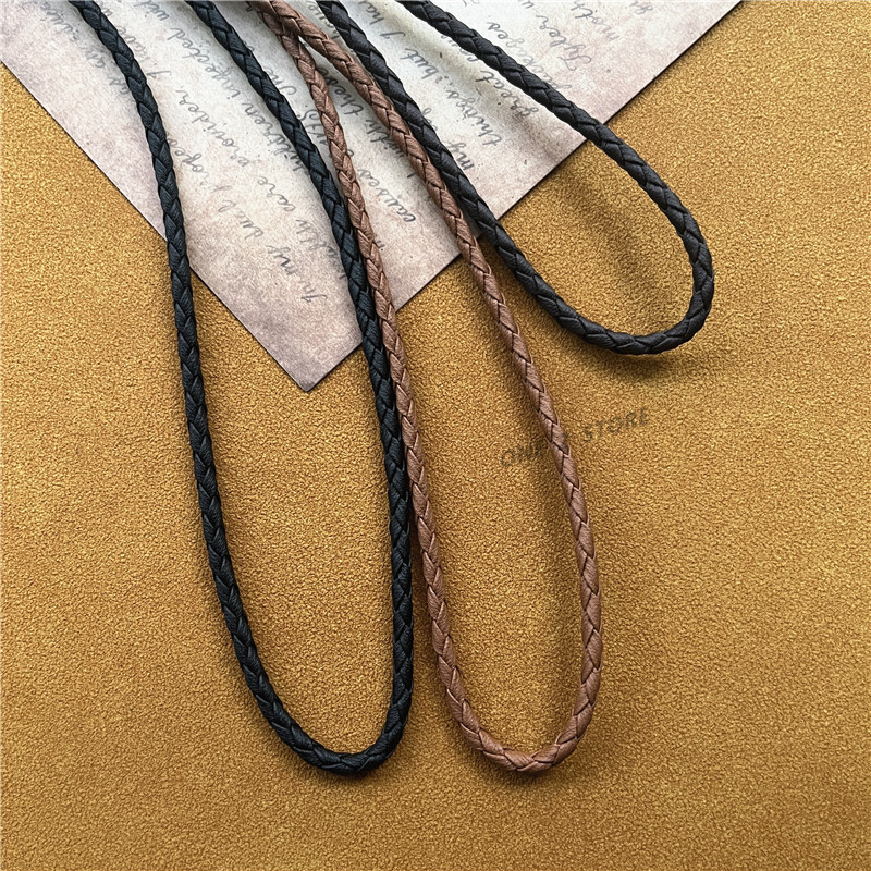High Quality Leather Rope PU Braided Straps For Keys Lanyard Mobile ...