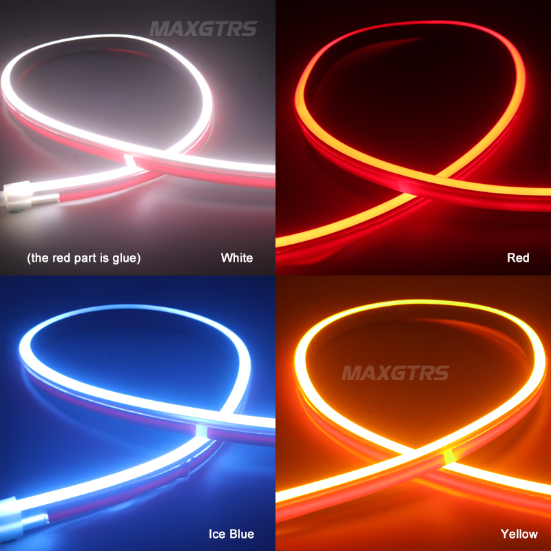 MAXGTRS 2x Ultrafine DRL 30 45 60cm Daytime Running Light Universial ...