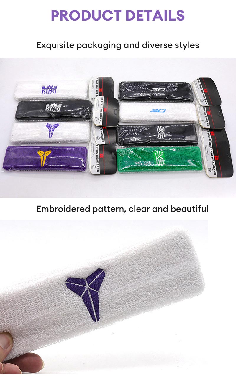 1 Piece Men Women Headband Sports Sweat Hair Bands Forehead Protection Running Fitness Yoga Tennis Elastic Sweatband New Fashion