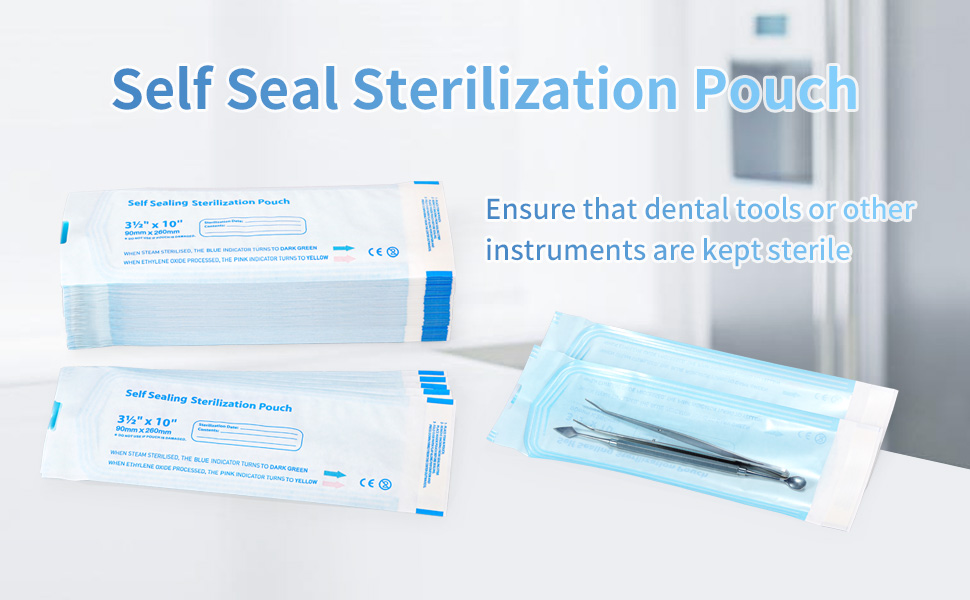 Self-sealing Sterilization Pouch - 200pcs/Box - Madz Nail & Beauty