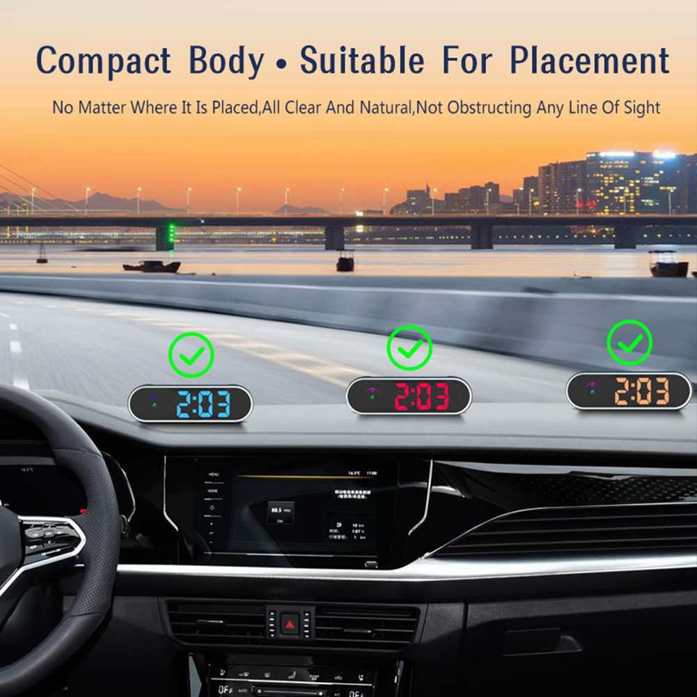 V11 Universal Car GPS Digital Speedometer HUD Large Font Display KM/H ...