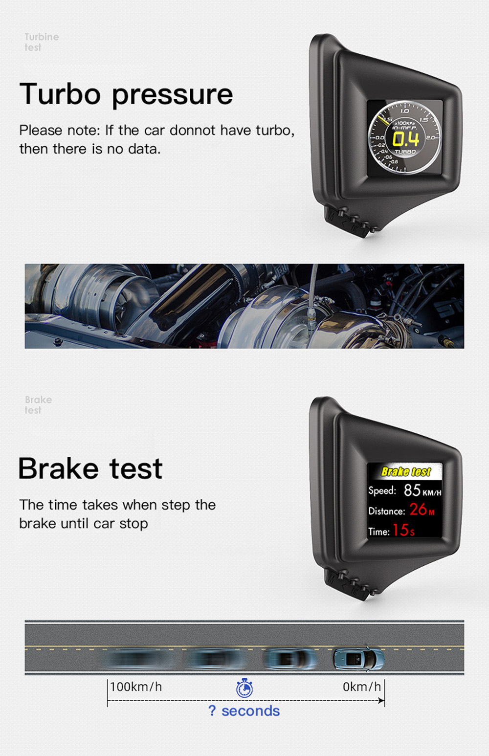 A401 Auto HUD GPS OBD System Head Up Display Car Gauge Projector ...