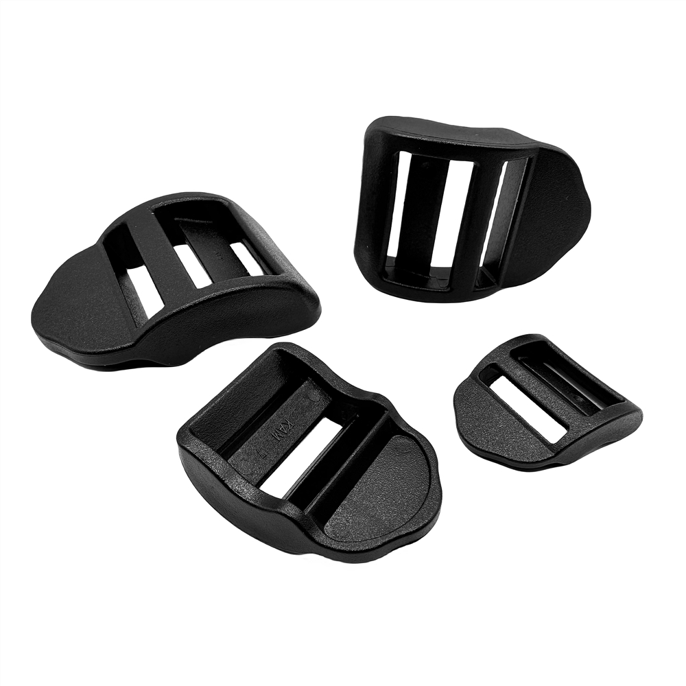 5 Pcs/Pack Black Ladder Lock/Tri-Glide Slider Plastic Buckles For ...