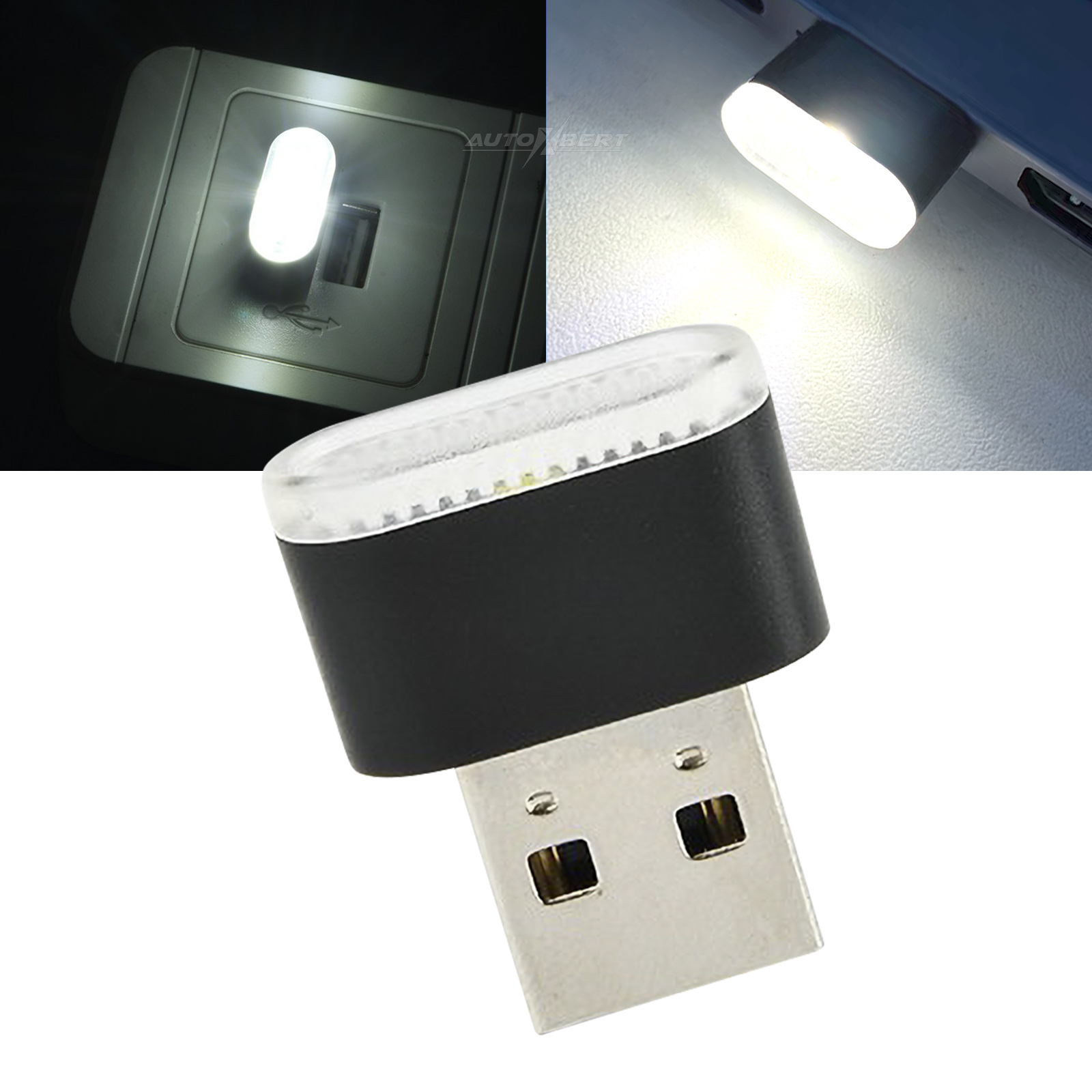 Mini USB LED Car Ambient Light Interior Lighting Neon Atmosphere Lights ...