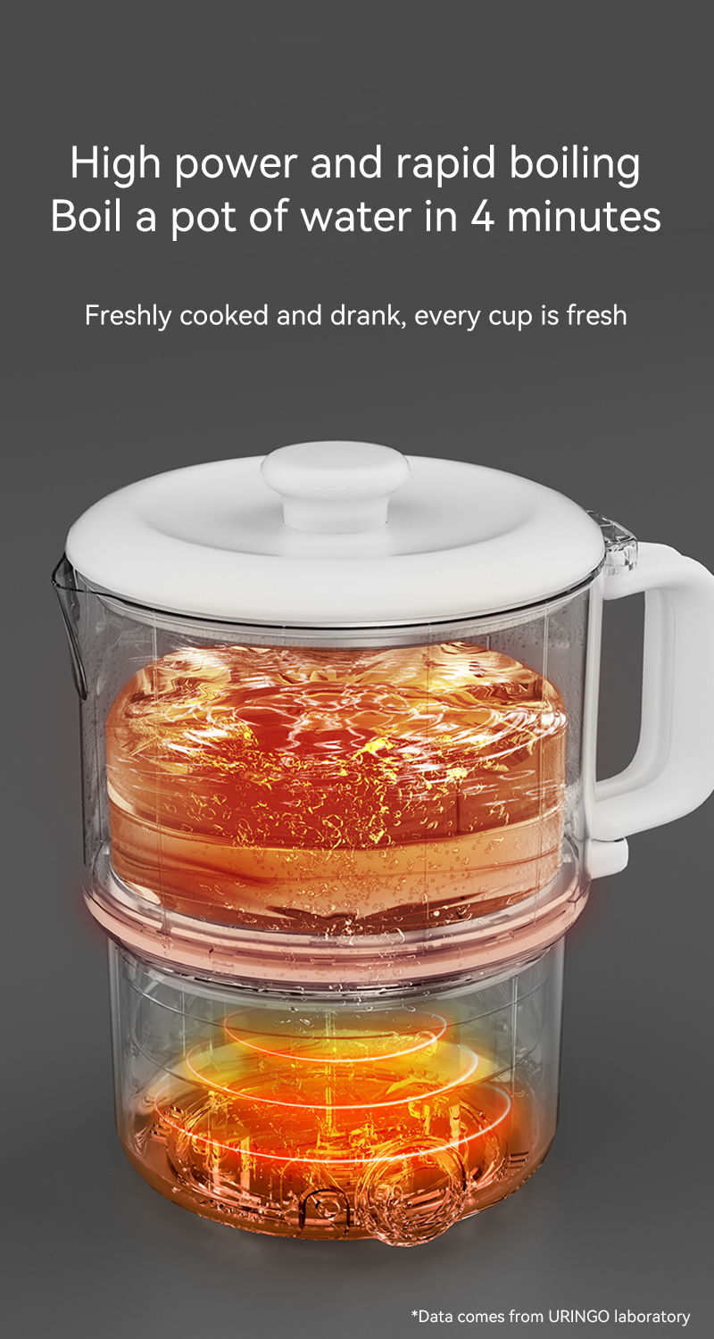 URINGO Foldable Electric Kettle Mini Size Portable To Travel Global Use ...