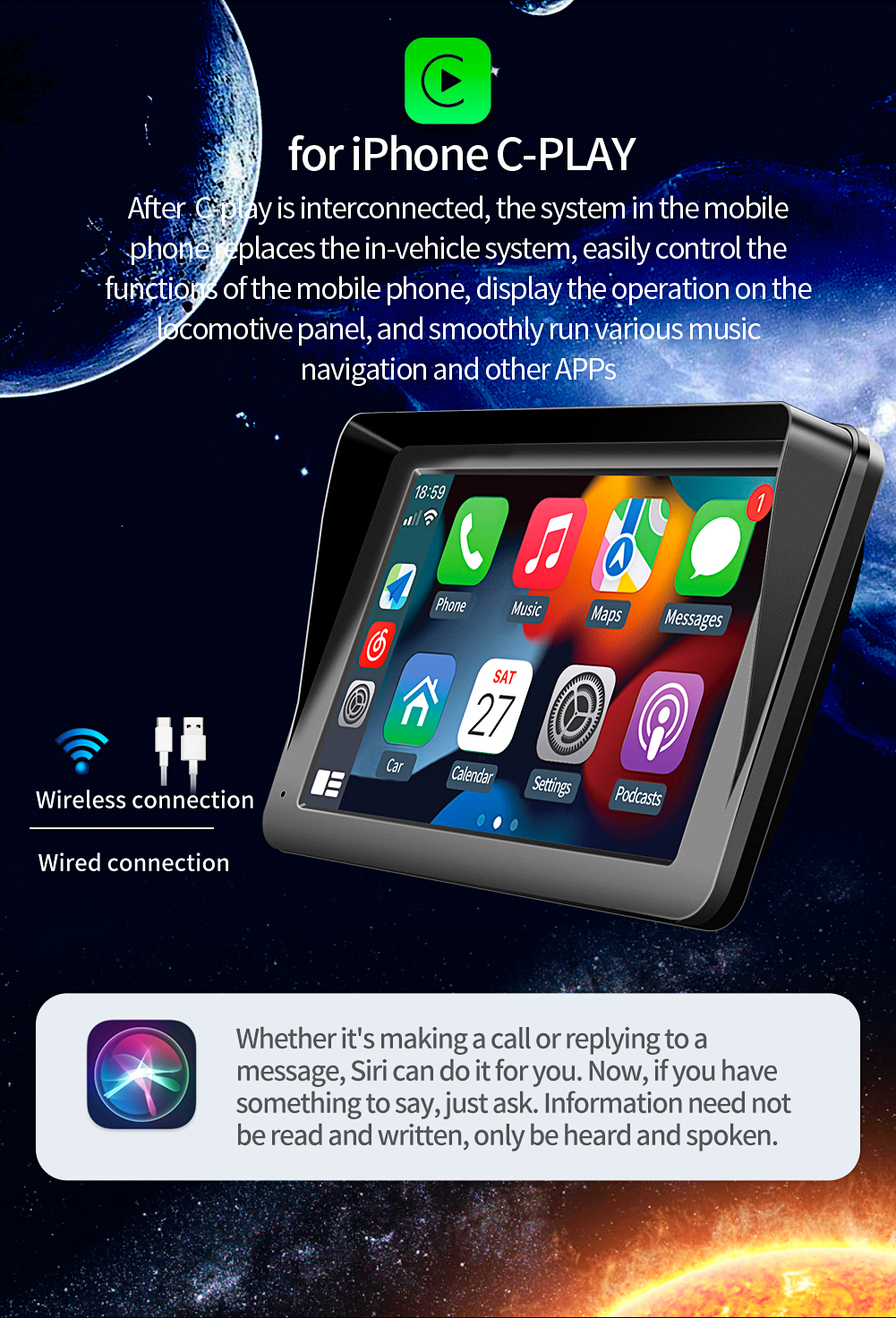 7 inch Universal Car Mp5 Radio Player Auto Portable Multimedia Wireless ...
