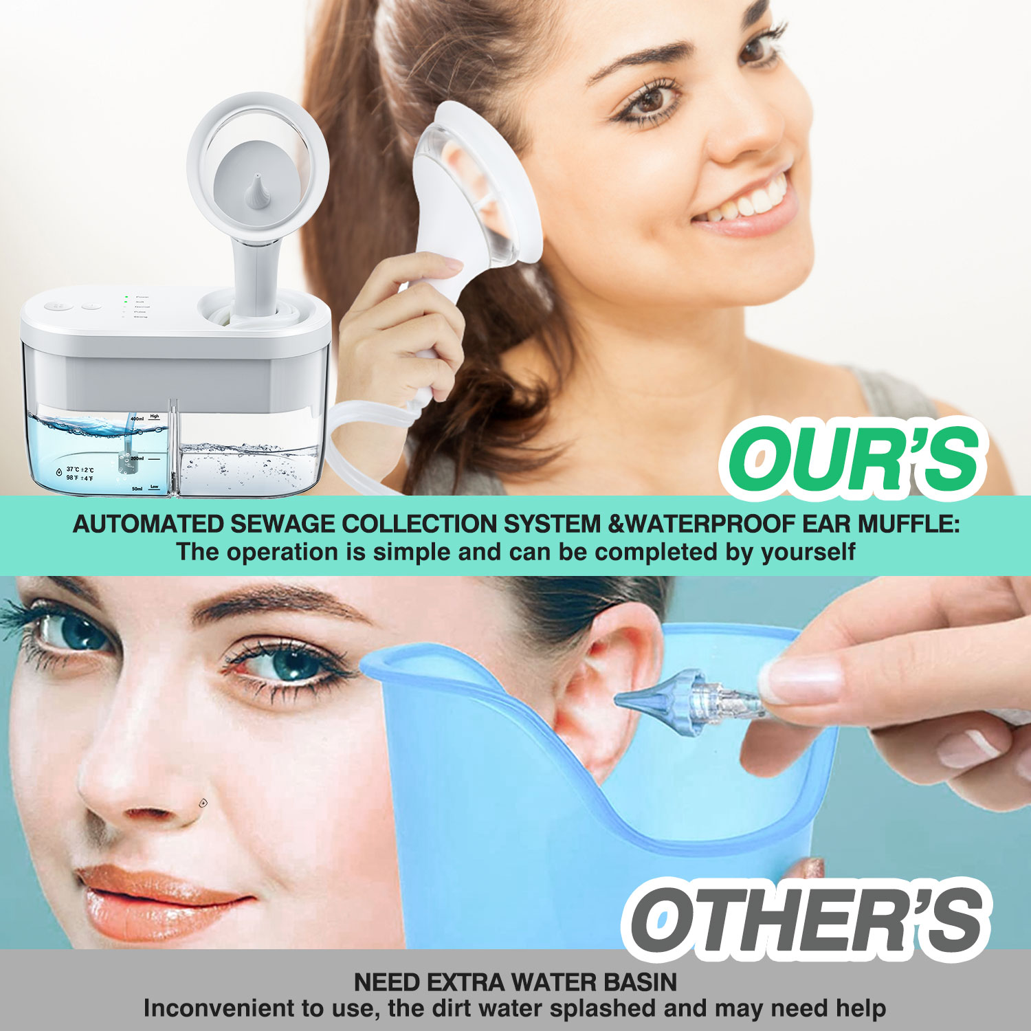 Agdoad 4 Modes Electric Ear Cleaner for Adults Children Safety Ear ...