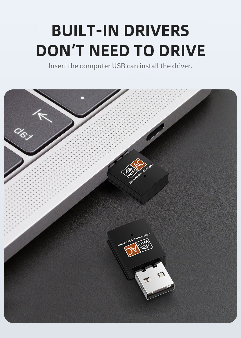 USB Wifi Dongle Usb LAN Wireless Network Adapter 600Mbps Realtek ...