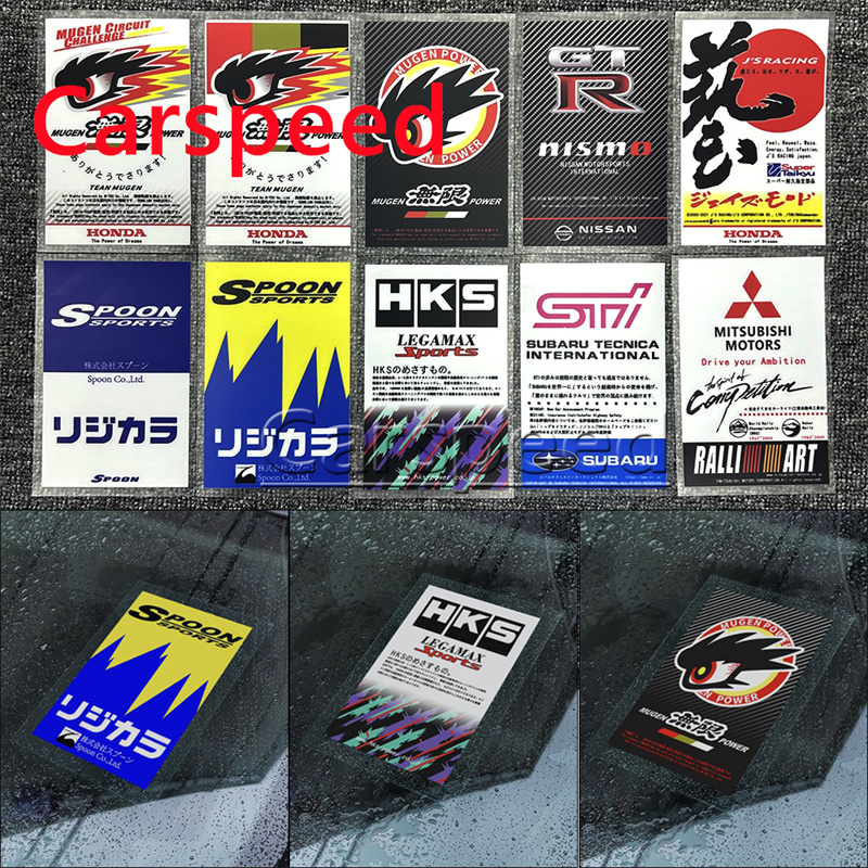Mugen SPOON Static Stickers Film JDM Style Car Modified Sticker 