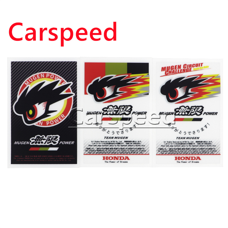 Mugen SPOON Static Stickers Film JDM Style Car Modified Sticker 
