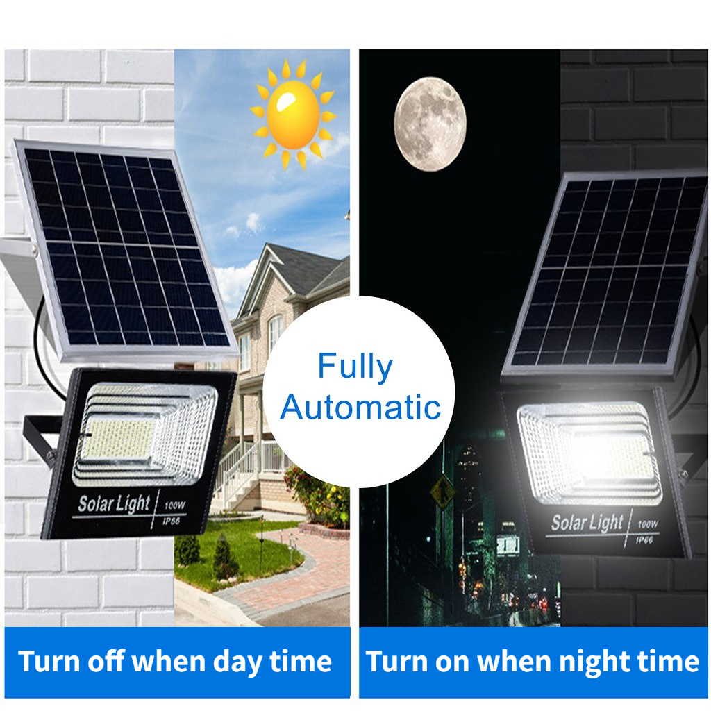 SOLAR IP67 Lampu Solar Light Outdoor Lighting Waterproof 100W 500W ...
