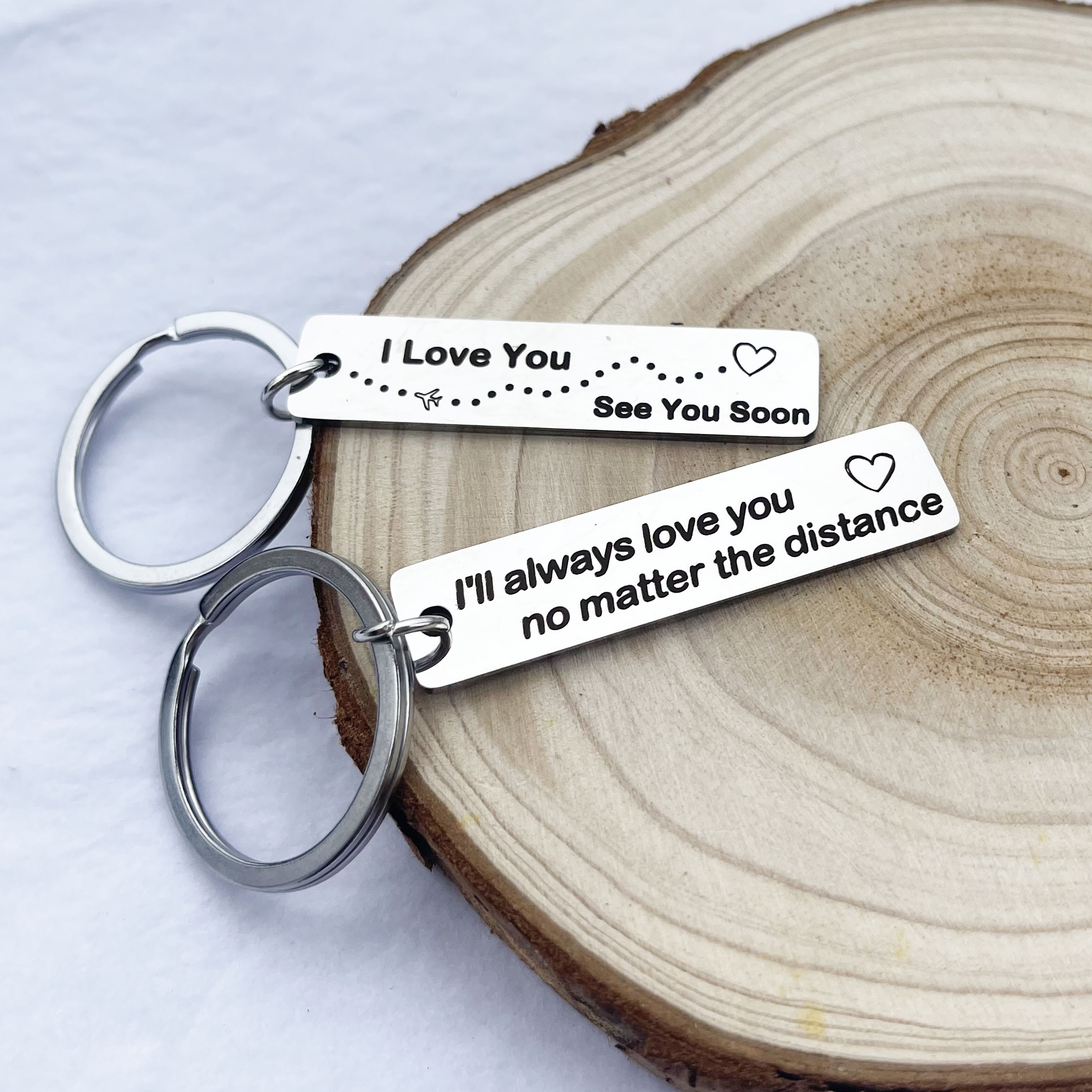 Coisini Long Distance Relationship Keychain Gift Love Gift LDR Gift For Lover Birthday Gift For Boyfriend Girlfriend Family Shopee Malaysia