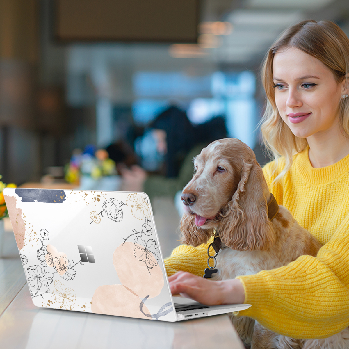4 in 1 Case for Microsoft Surface Laptop 3/4/5 with Alcantara/Metal ...